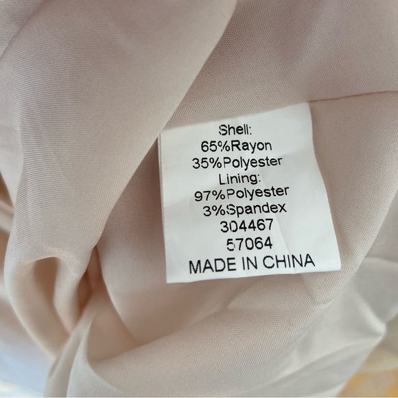 NWOT Petallush Ivory Short Sleeve Ruffle Midi Dress Sz M - Picture 7 of 9